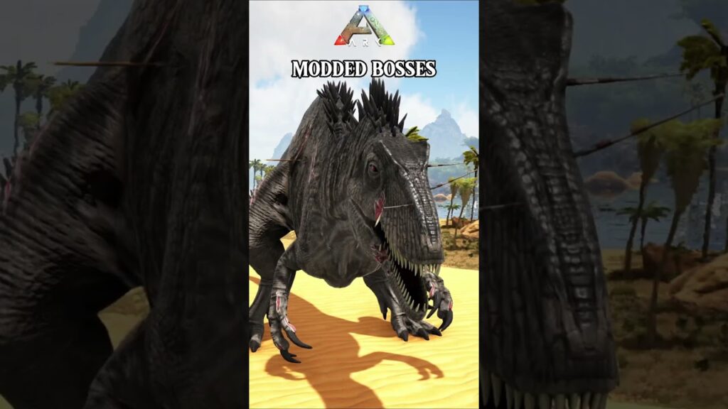 ARK OFFICIAL BOSSES VS MODDED BOSSES #shorts #ark #sigma | バトロワ系ゲーム動画まとめ